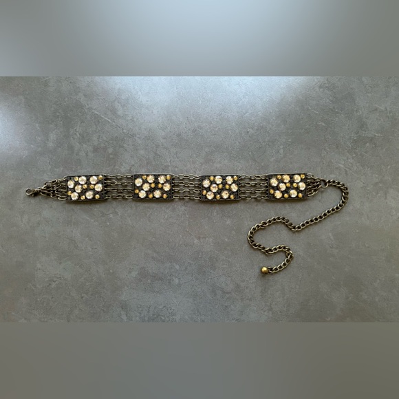 Glamorstar Western Chain Belts for Women Vintage Rhinestone Concho Waist Belts - Picture 10 of 11